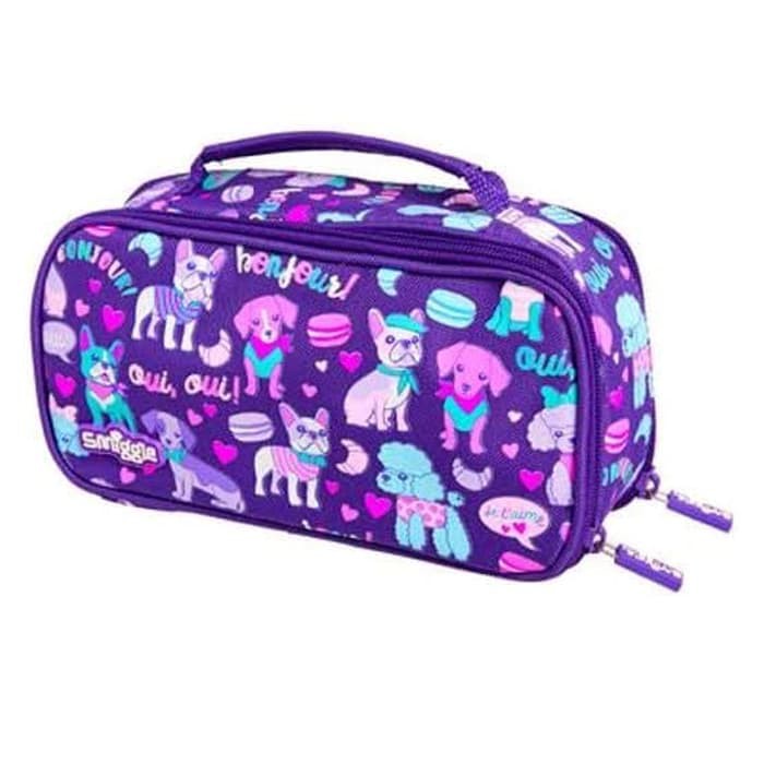 

SMIGGLE WOAH GO ANYWHERE PENCIL CASE-TEMPAT PENSIL SMIGGLE-PURPLE
