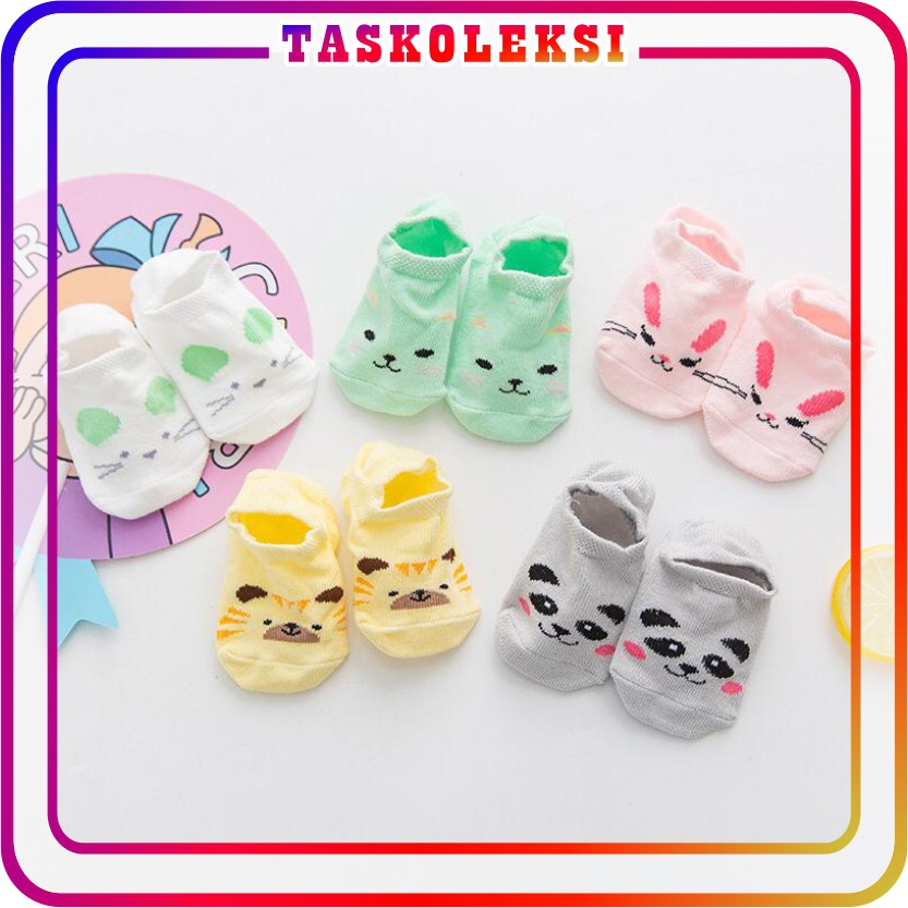 ☛TK☚ R149 KAOS KAKI ANAK BAYI KOREA KAOSKAKI ANTI SLIP BAYI 3D CUTE ANIMAL BREATHABLE NYAMAN DIPAKAI