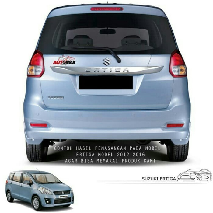 Trunklid List Bagasi Belakang Ertiga Chrome