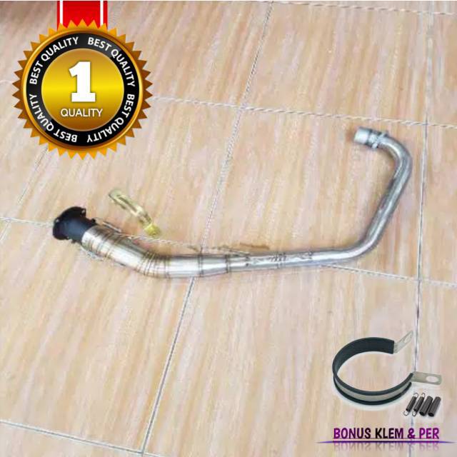 LEHER KNALPOT VIXION OLD-VIXION NEW PLUS ADAPTOR SATRIA FU STANLIS