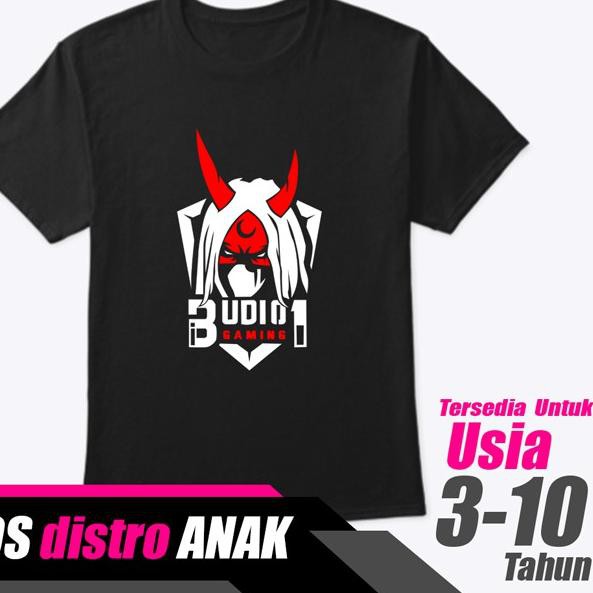 Kaos Distro Anak Budi01 Gaming Youtuber Game FreeFire Baju Bang Budi FF..makasih