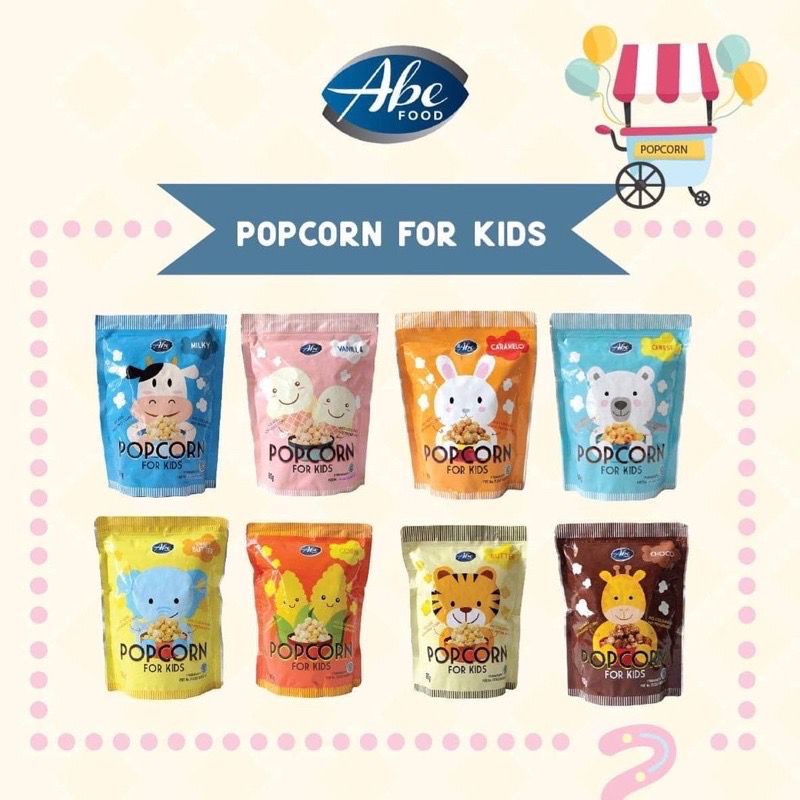 

Abe Food Popcorn For Kids 80 Gr (+ Bubble Wrap) / Snack Cemilan Anak Bayi