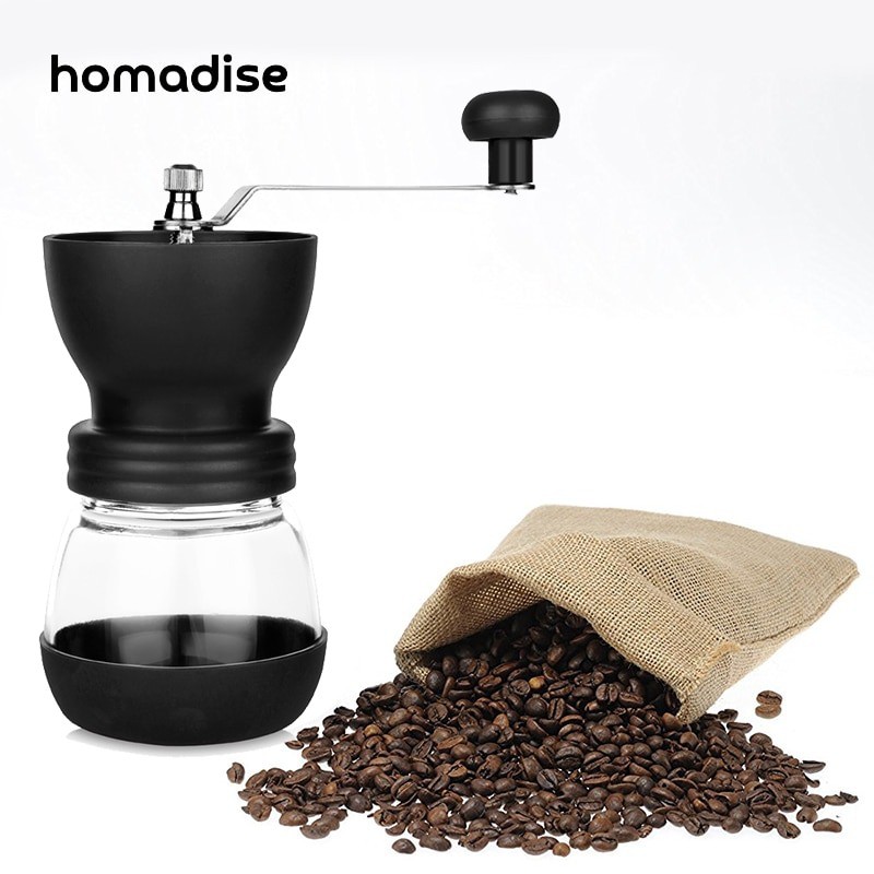 Alat Penggiling Kopi Manual Coffee Grinder - CF4146 - Black