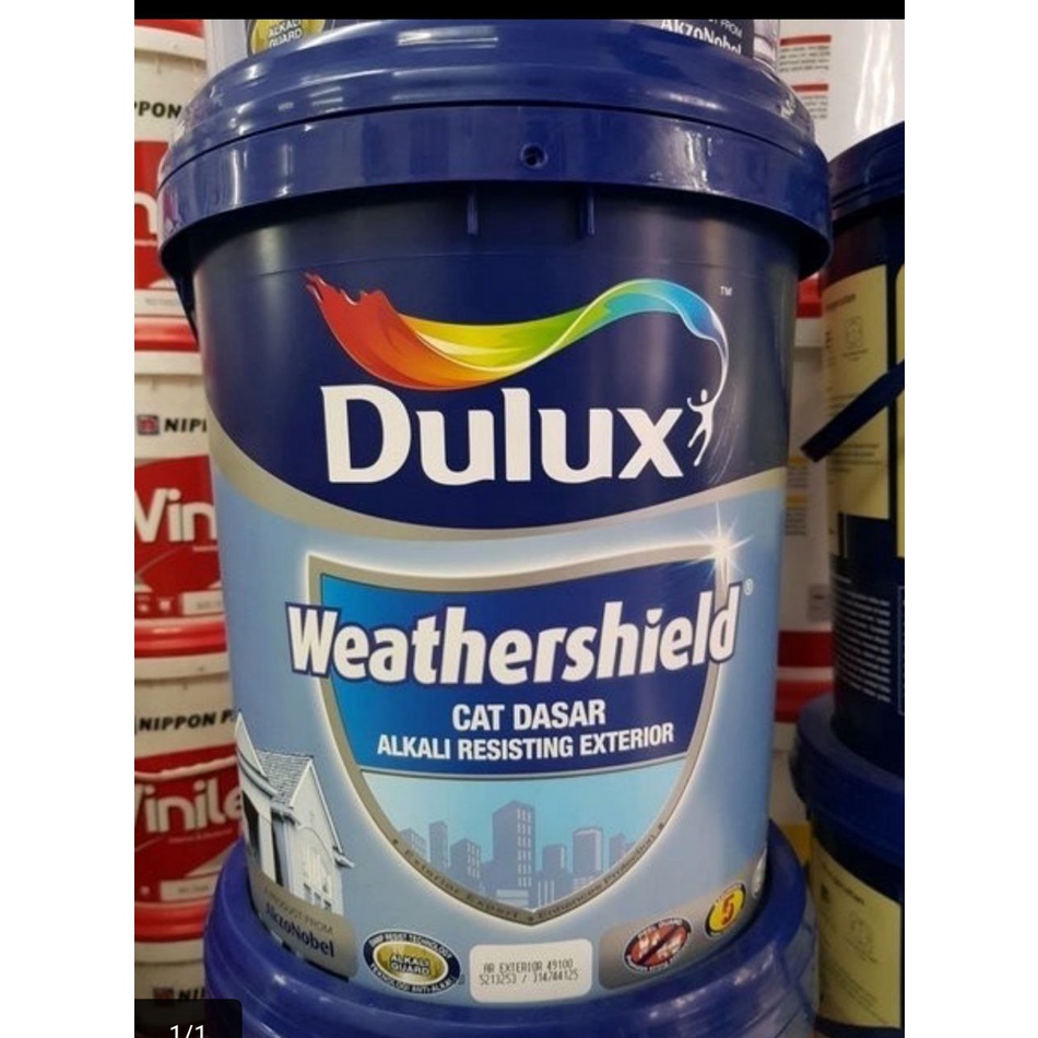 Jual Dulux Weathershield Primer Cat dasar Exterior Alkali 20 L Pail