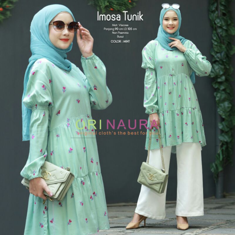 IMOSA TUNIK Wanita muslim Ori by Naura