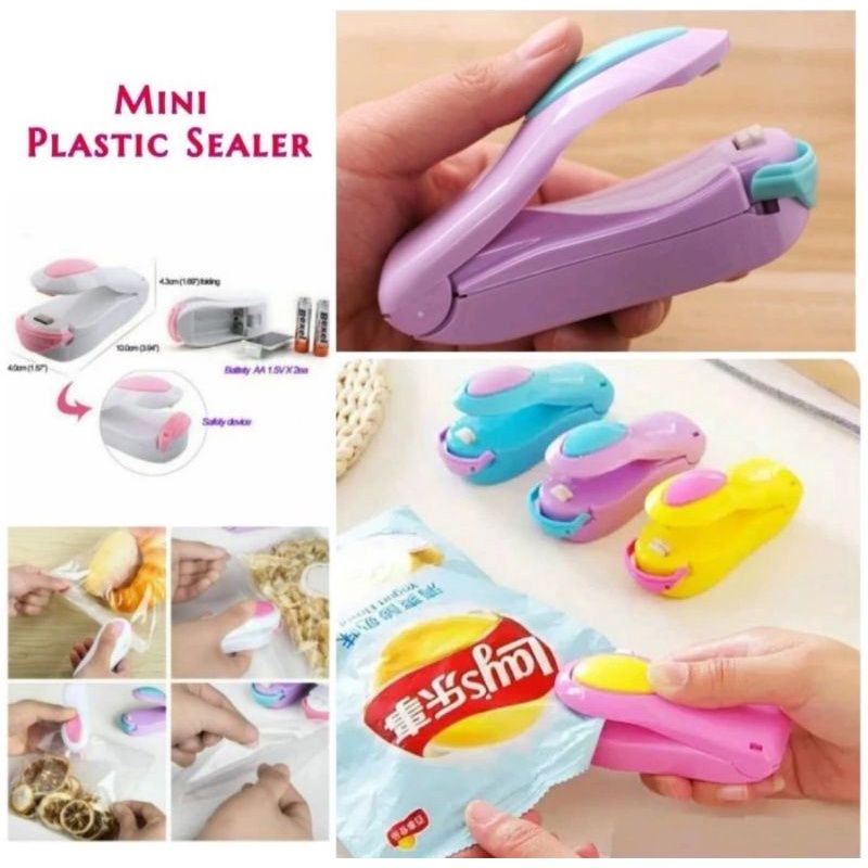 Jual mini sealer alat perekat plastik pengemas makanan yang rapat dan