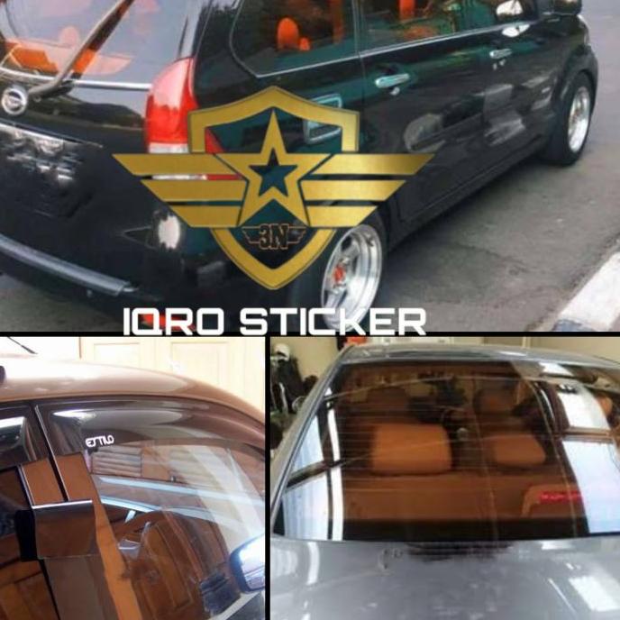 Bayar Ditempat 4.4 Sticker kaca film riben coklat 60% / Sticker anti gores kaca mobil / sticker ribe