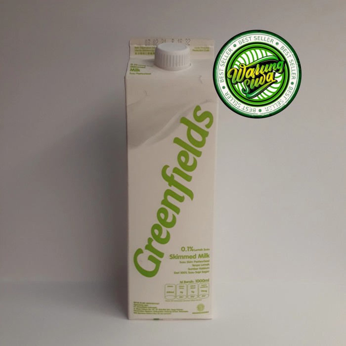 greenfields fresh milk skimmed 1000 ml