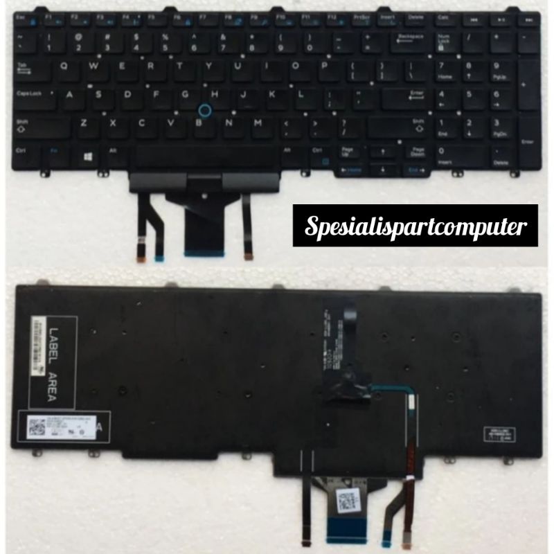 Keyboard Dell Latitude E5550 E5570 Precision 7710 7510 3510 Backlit

