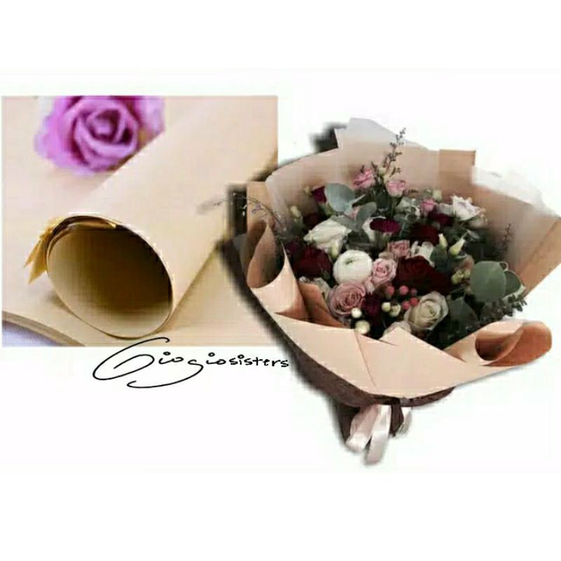 

Kertas Bunga Vintage Brown Paper ecer | Wrapping Paper | Florist Paper | Flower Paper