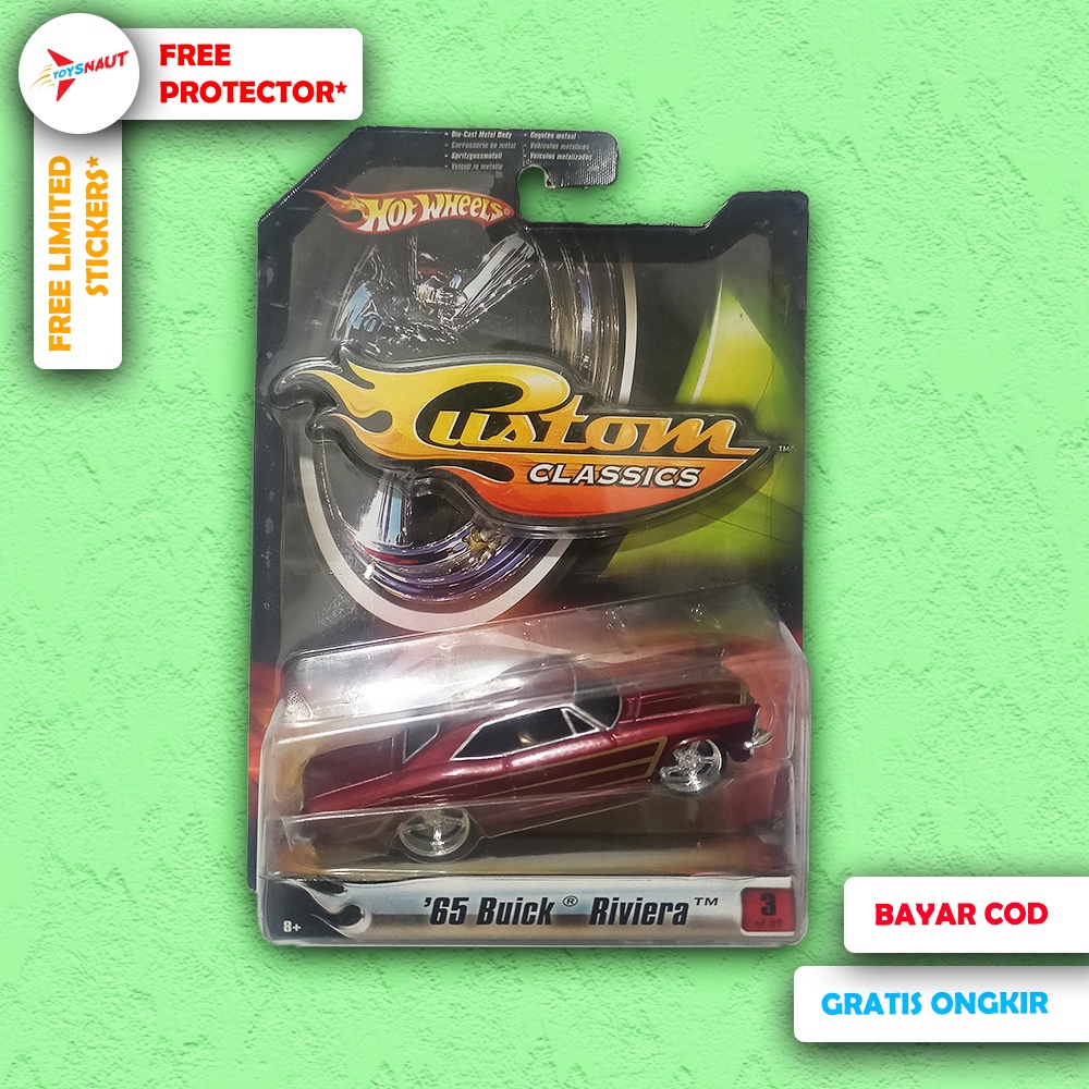 HW Hotwheels 65 Buick Riviera Custom Classics Skala 1/50 Diecast