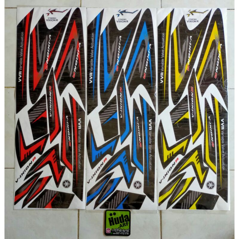 Striping vixon r sticker vixon r Lis motor variasi vixon r