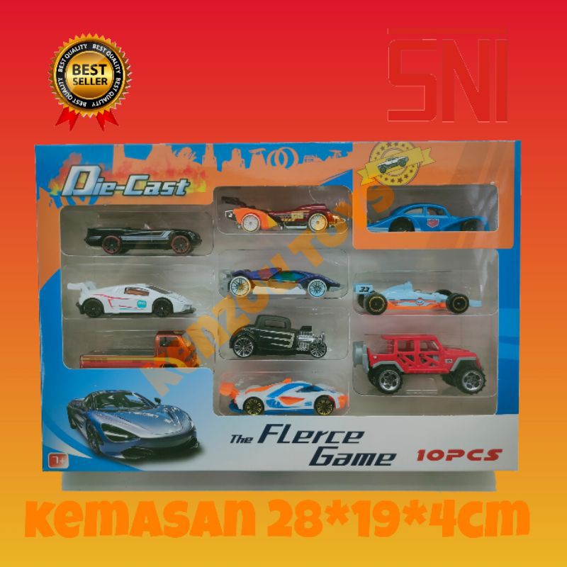 die-cast hot whels 10pc