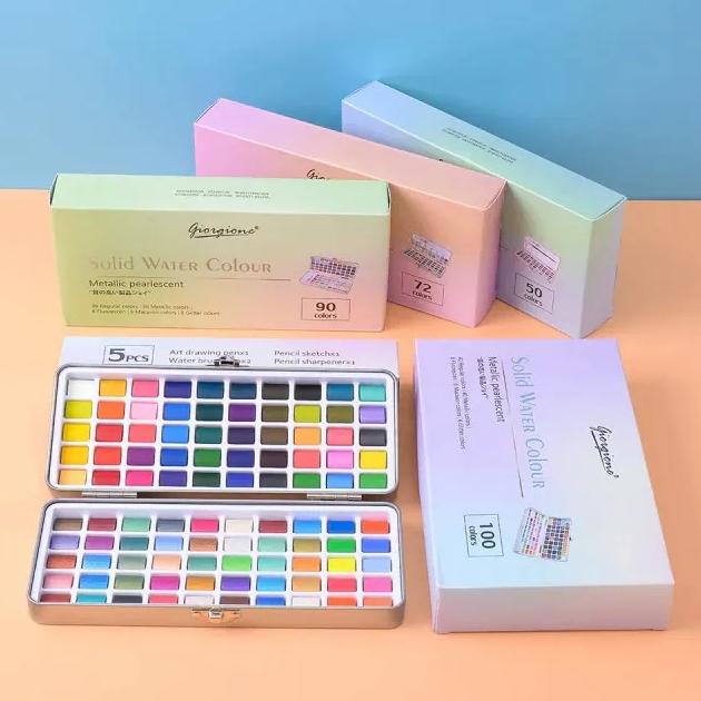 

Giorgione Solid Water Color Metallic Pearescent 50 colors ---READY---