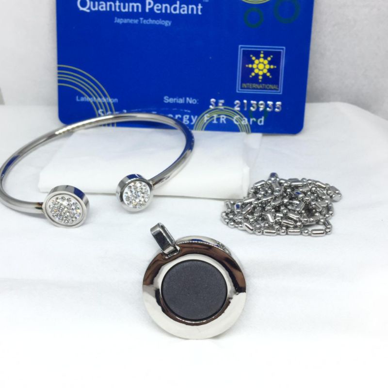 (BISA COD✅)TERBARU KALUNG SATUSET QUANTUM PENDANT+GELANG BIO MAGNETIC TERBARU