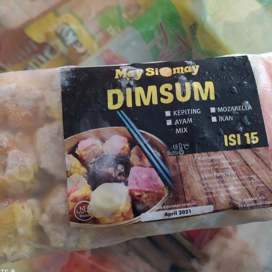 

DIMSUM Mix Rasa isi 15(Kepiting, Ayam, Mozarella, Ikan) MAY SOMAY
