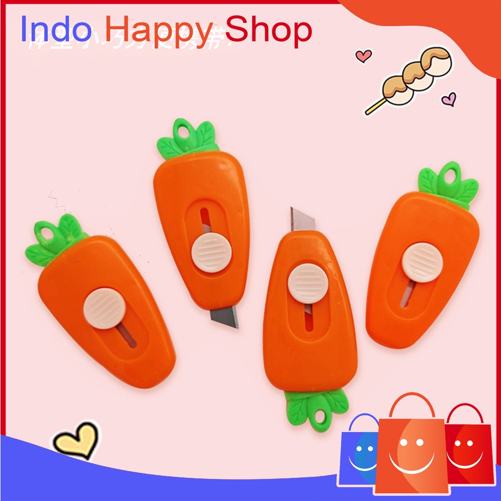 

Pisau Kecil Cutter Mini Karakter Wortel Cutter Travelling Portable ℍ 790