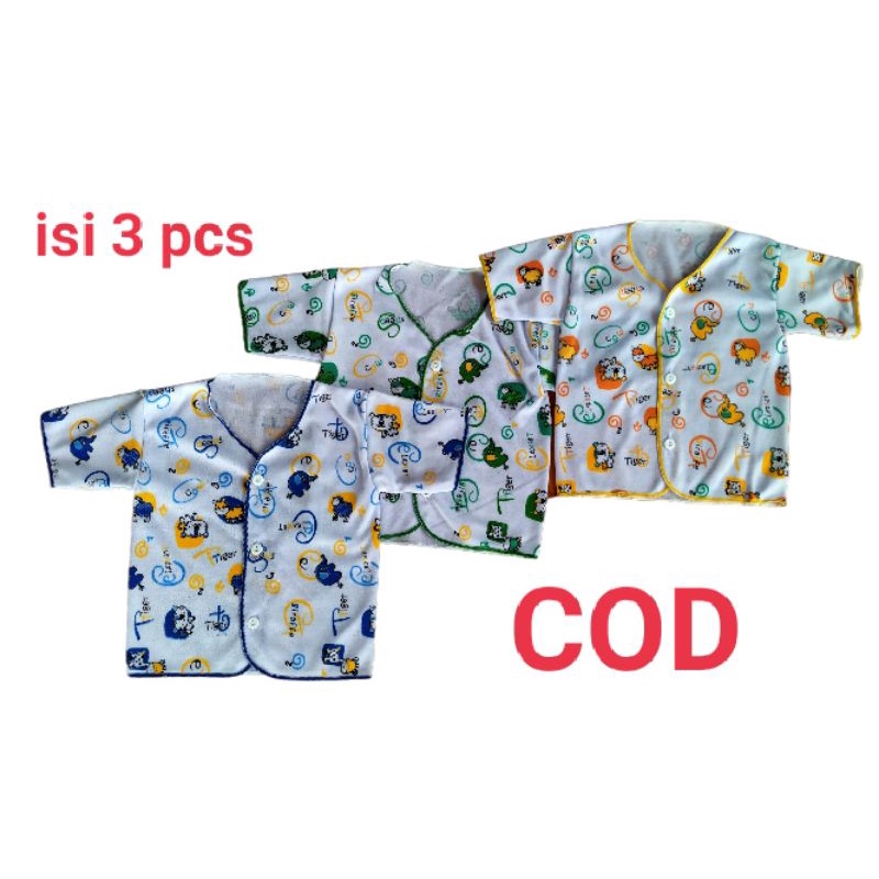 baju bayi isi 3 pcs lengan pendek