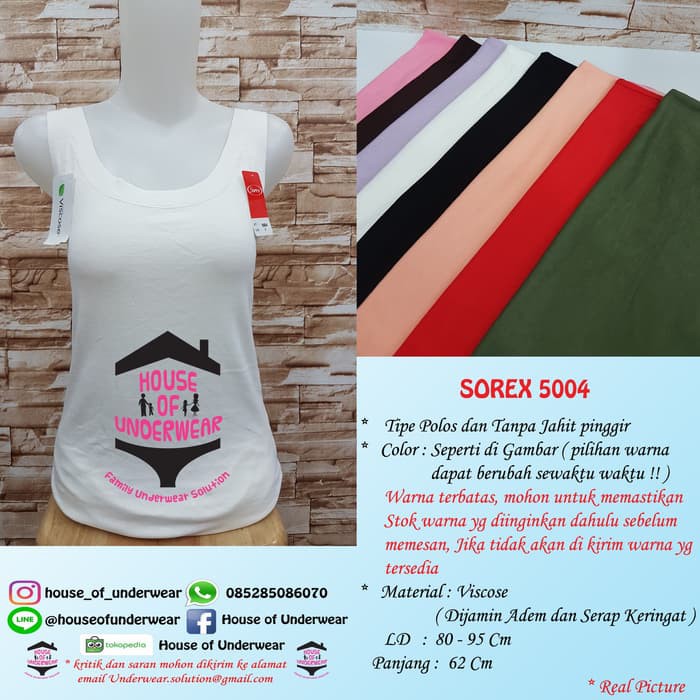 Tank Top Wanita Polos [Tantop Bow Black Bc]Tank Top Wanita Rajut  RE946 Sorex Camisol Singlet Wanita