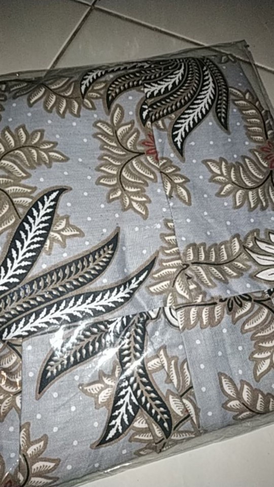 Tey-17 Batik Wanita Asj Sa Hrb026 Kenongo Kemeja Tosca Pendek