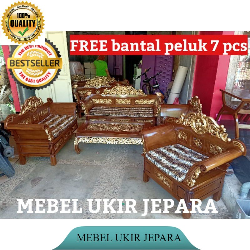 kursi tamu madura jati, kursi tamu ukiran mebel jepara, mebel ukir jepara, furniture