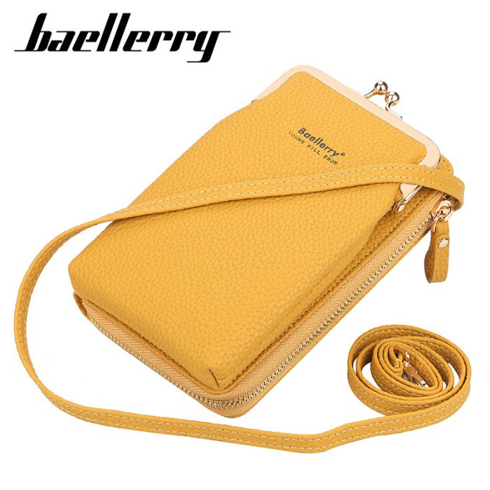 Tas Selempang Kulit Wanita Dompet Cewek Multifungsi Baellerry N8601