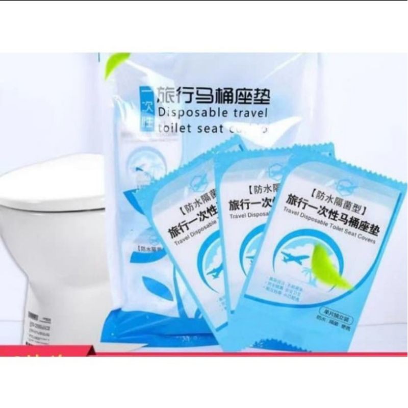 alas duduk kloset seat toilet plastik / travel disposable toilet seat covers