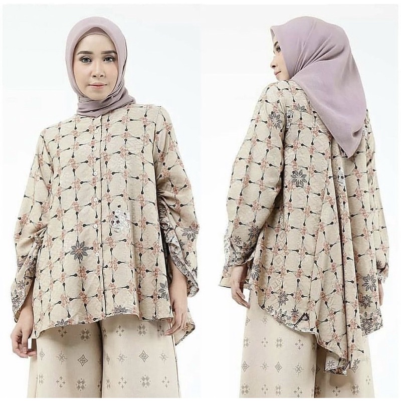 preloved, kuranji top riamiranda size XL warna salmon (LD 112 cm)