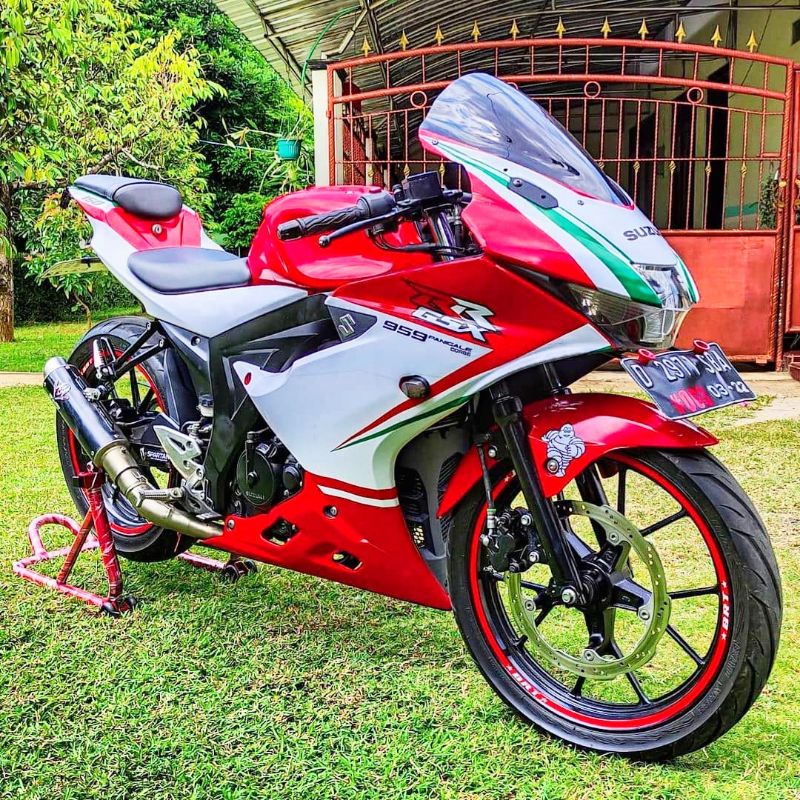 STIKER GSX R decal MOTIF DUCATI, decal gsx full body, striping gsx fullbody. custom gsx