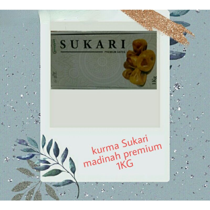 

Kurma Sukari Madinah Premium 1KG
