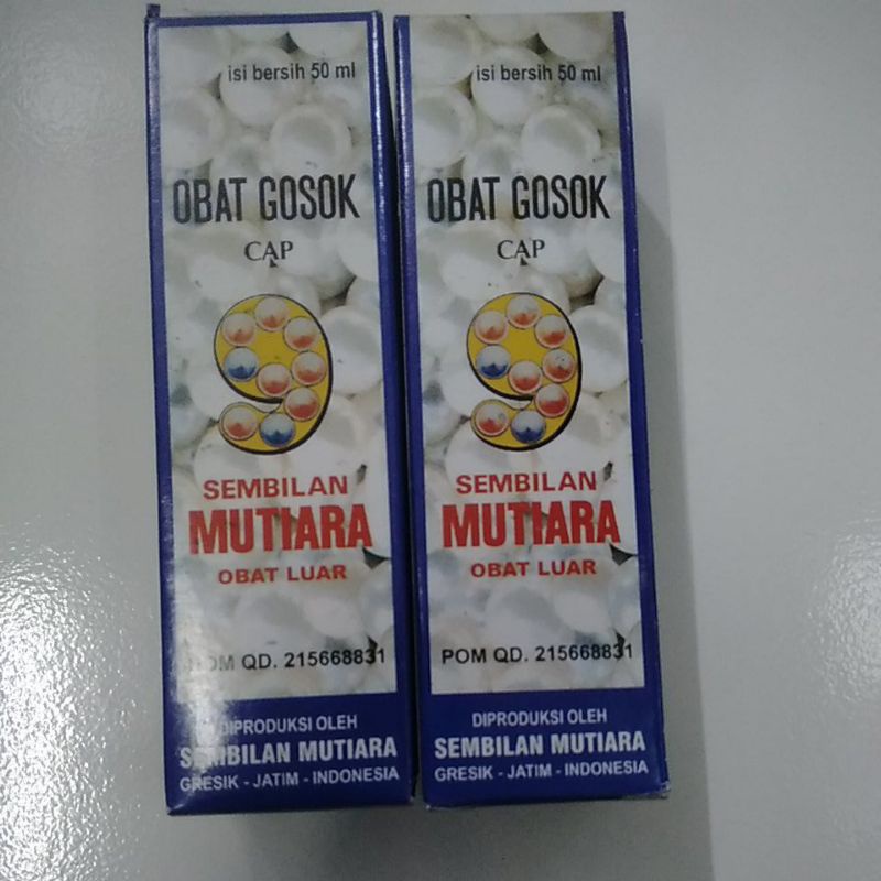 Minyak gosok cap 9 mutiara 50ml