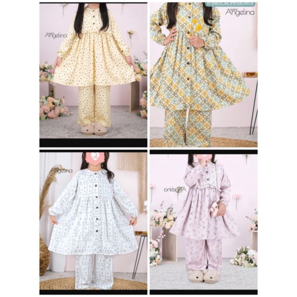 Little Zahra Kawung yellow, Boho Patern Broken White, Shooting Stars blossom, Under the sea Lemon Ch