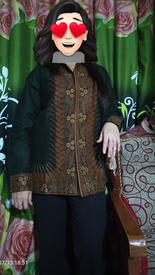 Kemeja Batik Abinaya Ijo Full Furing Katun Halus Size M-xxl Asli Solo