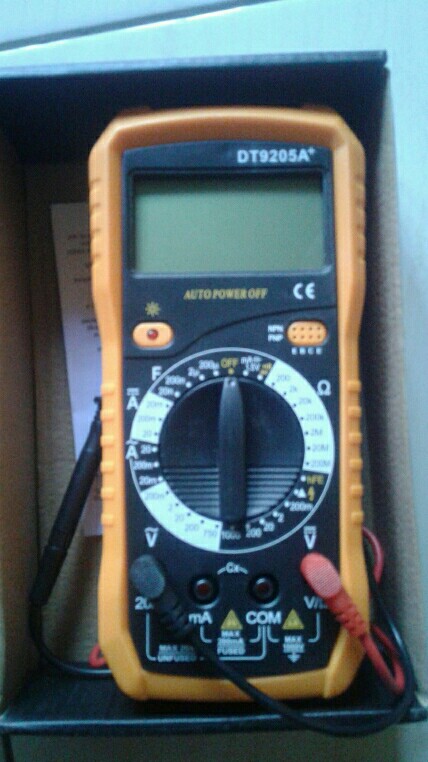 Multitester Digital Avometer Digital Multi Tester Dt9205a+ Multimeter