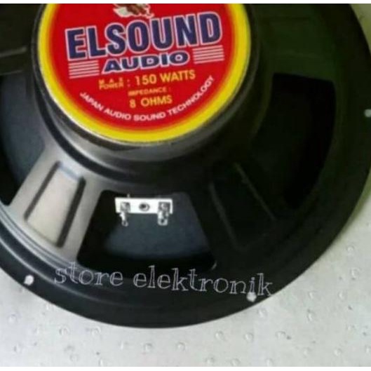 Speaker Elsound 10 Inch Woofer Bass Original ◘