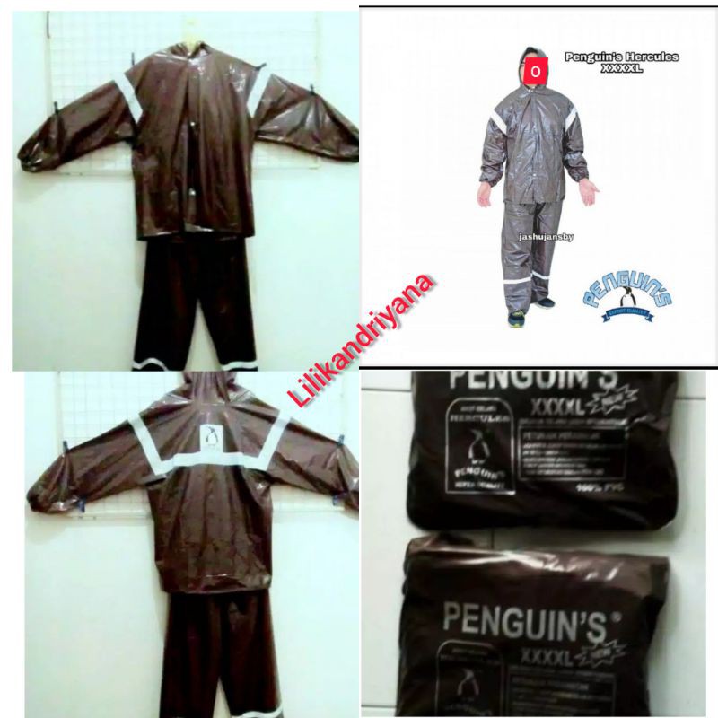 Grosir jas hujan penguin hercules jumbo jaket celana 4xl