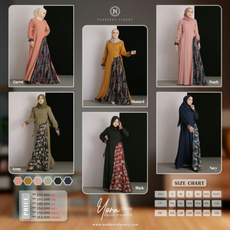 YORA DRESS BY NADHEERA LUXURY