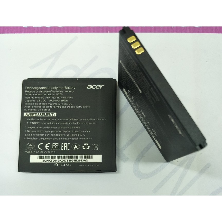 Battery Batre Baterai Acer LIQUID E2 V370 BAT-E2 BATE2 BAT E2