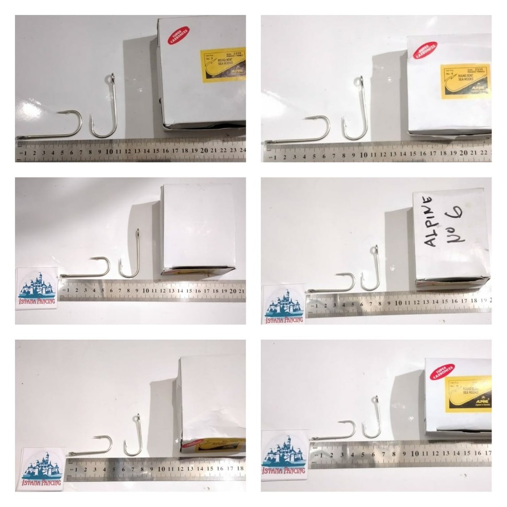 MATA KAIL ALPINE 2335 / box (isi 100pcs) Size  No. 3/4/5/6/7/8