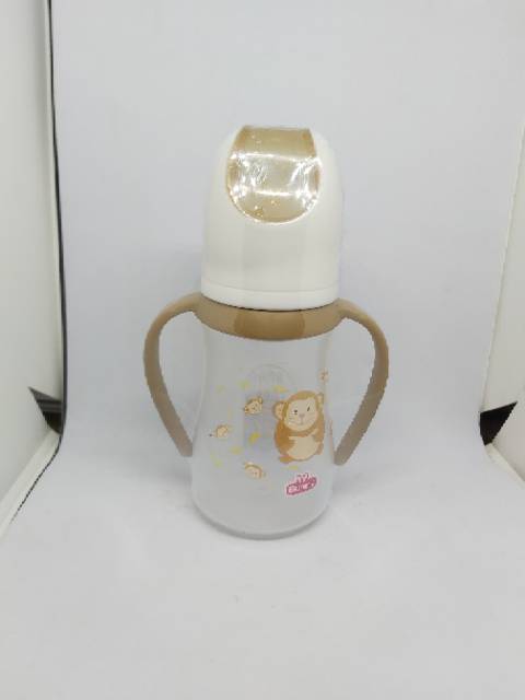 Botol Susu Pegangan Karakter Lusty Bunny 125 ml BPA Free  DT-1213