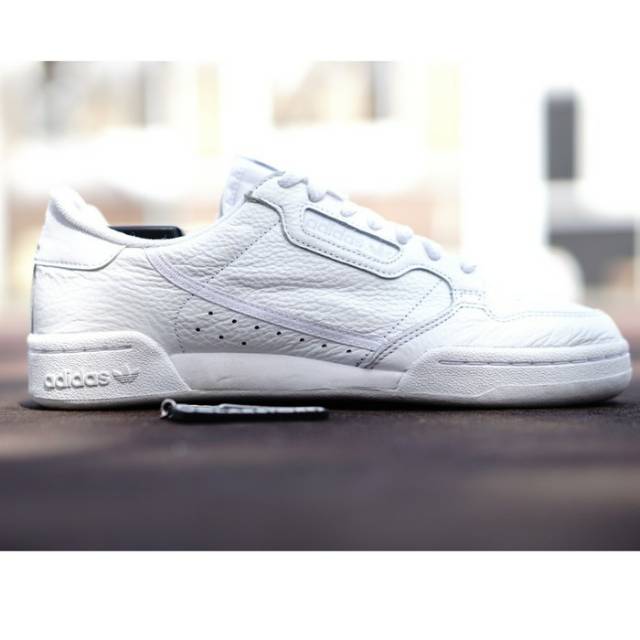 ORIGINAL Adidas Continental 80 Full All White Putih Sepatu Pria BNWB