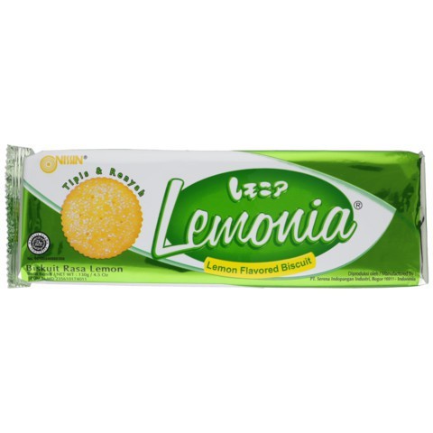 

LEMON BISCUITS | NISSIN LEMONIA COOKIES 130G | BISKUIT TIPIS RASA LEMON