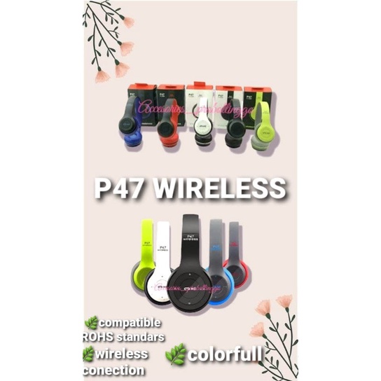 HEADPHONE COLORFULL P47