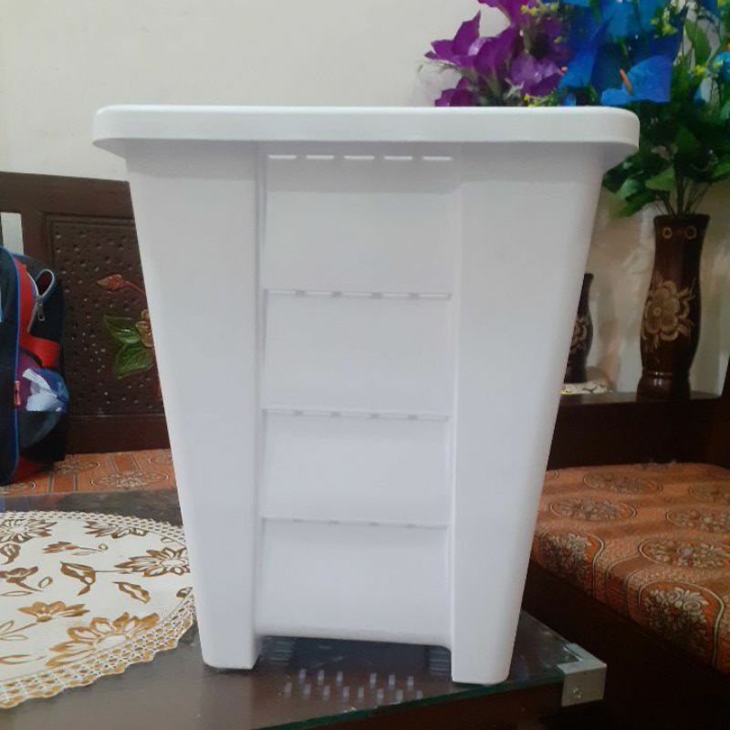 pot bunga kotak sinovac 03 putih