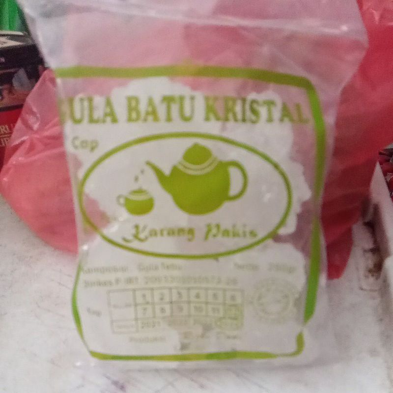 Gula batu kristal/Rock sugar