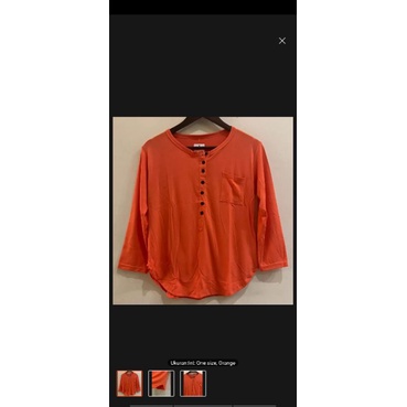 kaos santai RAMISE lengan panjang