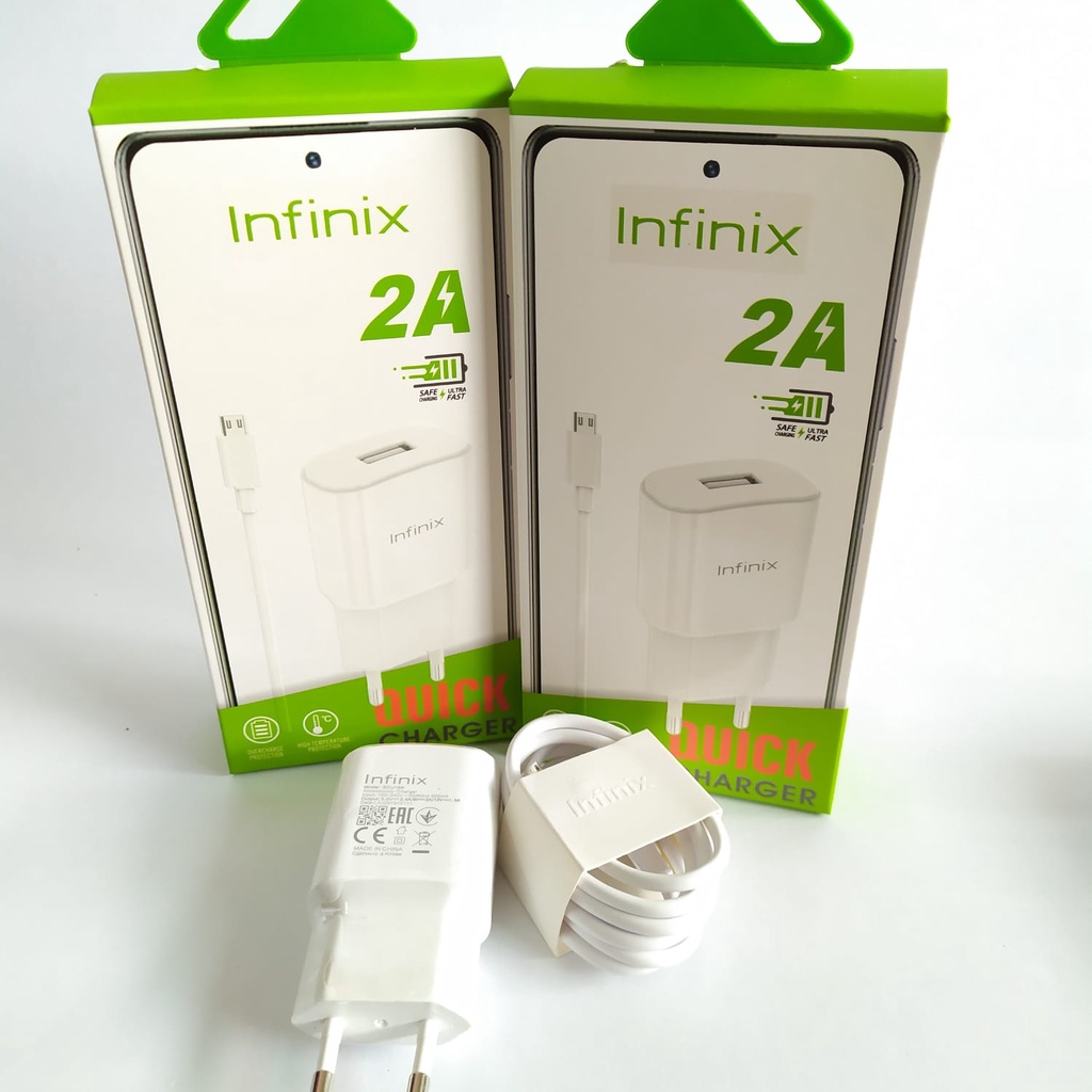 Charger Infinix 10W 18W 33 Watt Smart 4 5 6 Hot 8 Hot 9 Play Hot 11 Kualitas Ori