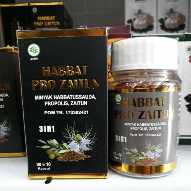 Habbat Pro Zaitun 100 Kapsul Habbatussauda Propolis Dan Minyak Zaitun 3 In 1 Shopee Indonesia