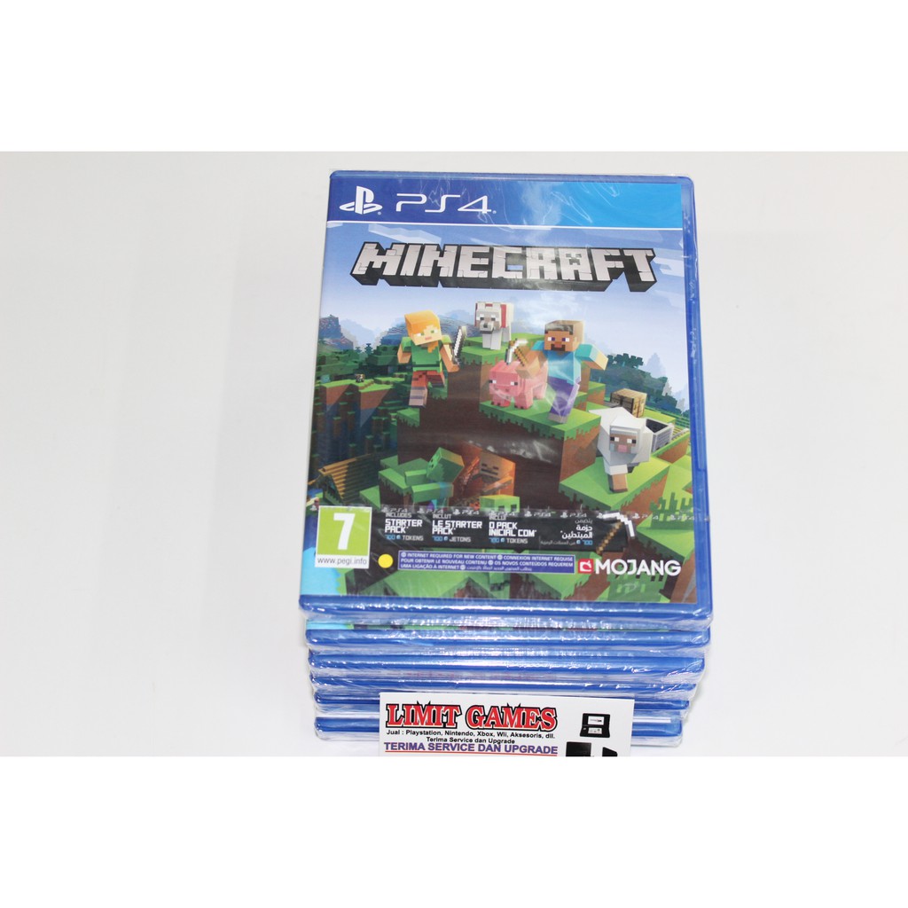 Minecraft Starter Pack Collection Edition ps 4