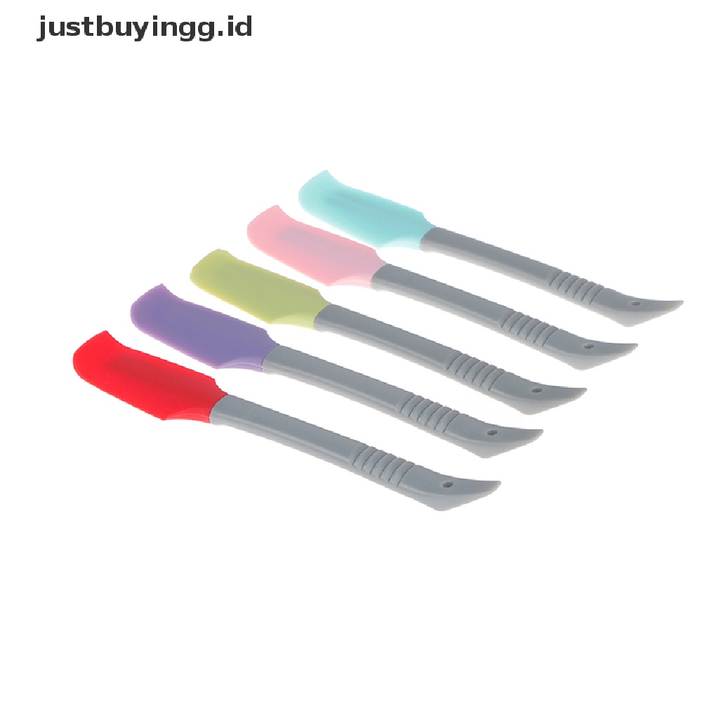 (Justbuyingg.Id) 1pc Spatula / Scraper Krim / Mentega / Adonan Kue Mini Bahan Silikon